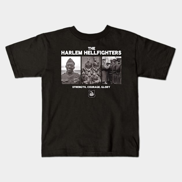 The Harlem Hellfighters - WW1 Infantry Regiment Kids T-Shirt by Distant War